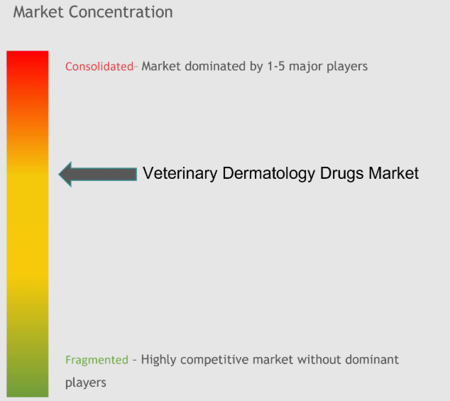 Veterinary Dermatology Drugs Market Concentration